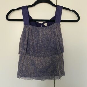 LOFT Purple Layered Camisole